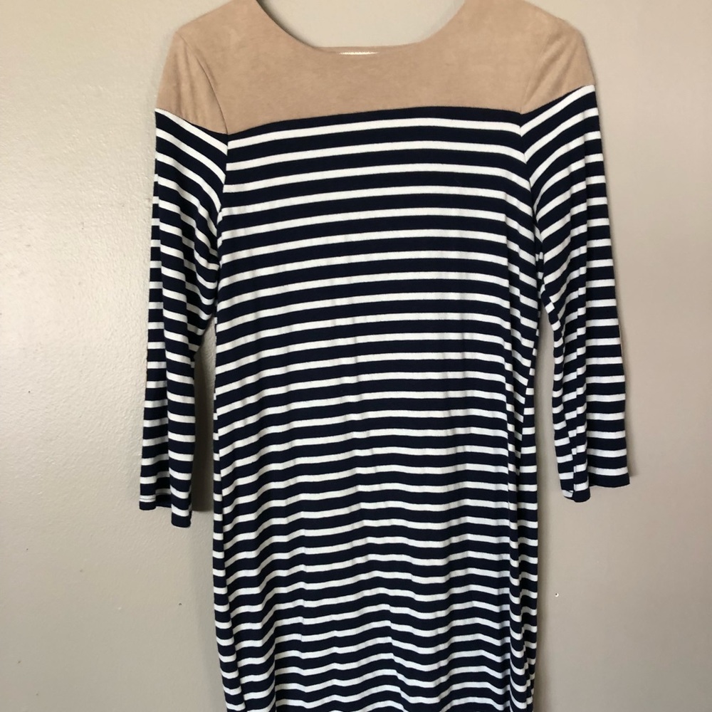 Striped mini dress